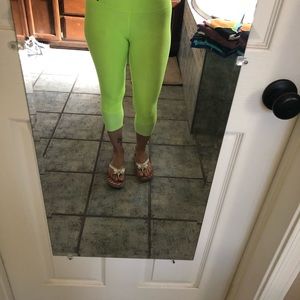 Nike Pants - Neon green leggings Nike Pants - Neon green leggings